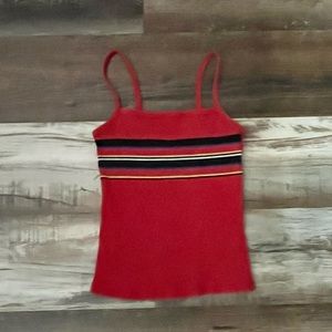 ✰ Forever 21 Red Ribbed Small Tank Top ✰